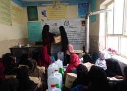 Distribution of Hygiene Kits to the Community-Based Education (CBE) classes in the Kandahar Province